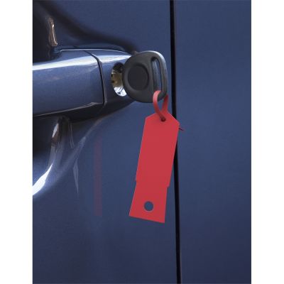 Porte-clés en plastique rouge - 1000/boîte
