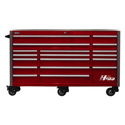 72 in. HXL 17-Drawer Roller Cabinet - Red