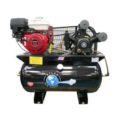 ATEATAF17G image(0) - Atlas Equipment Gas Powered 8HP, 30Gal Air Compressor