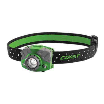 COS20619 image(0) - COAST Products FL75R Rechargeable Headlamp green body in gift box