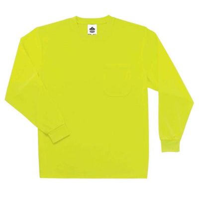 8091 XL T-shirt à manches longues non certifié vert citron