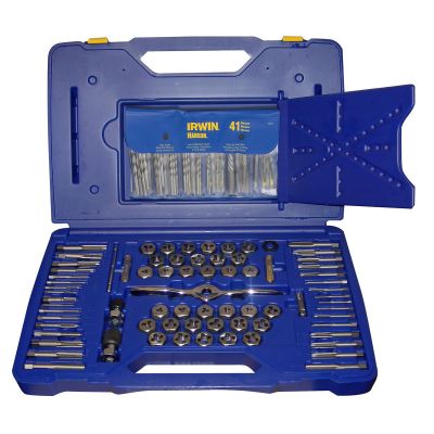 HAN1813817 image(0) - 116 PIECE TAP/DIE/DRILL DELUXE SET w/PTS HANDLE