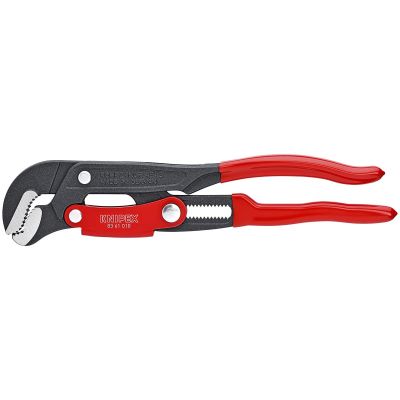 KNP8361010 image(0) - KNIPEX 13In Push Button Swedish Pipe Wrench