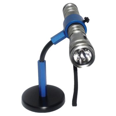 KILART65BL image(0) - Killer Tools Blue Anodized Flex Flashlight Grip