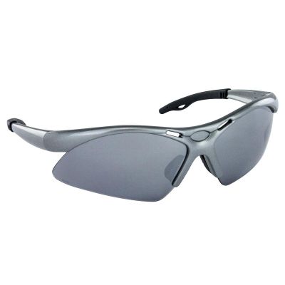SAS540-0103 image(0) - SAS Safety Diamondback Safe Glasses w/ Gray Frame and Smoke Mirror Lens