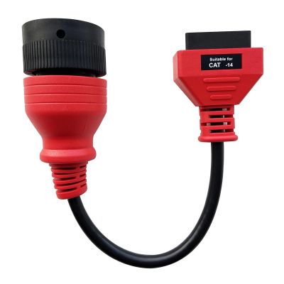 AULCAT14 image(0) - Autel Caterpillar 14-pin adapter, compatible with Caterpillar engines on off-highway vehicles