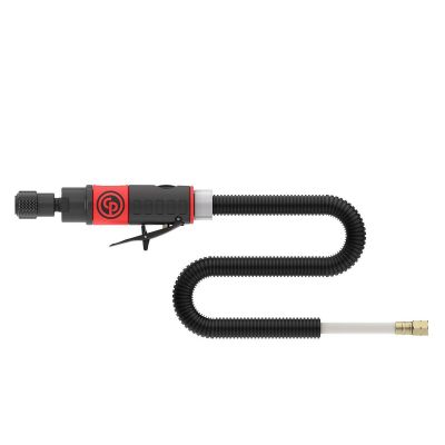 CPT873CK image(0) - Chicago Pneumatic CP873CK - Low Speed Composite Air Tire Buffer Kit with Quick Change 7/16" Hex Shank Chuck, 0.47 HP / 350 W Air Motor - 3,000 RPM and Rear Exhaust Hose with Noise Reducer.