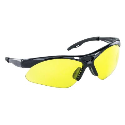 SAS540-0205 image(0) - SAS Safety Diamondback Safe Glasses w/ Black Frame and Yellow Lens