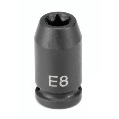 GRE912ET image(0) - Grey Pneumatic 1/4" Drive x E12 External Torx Impact Socket