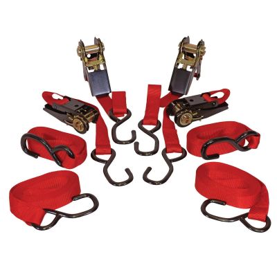 KTI73870 image(0) - Tie Down 4PK 1 IN X 15FT Ratcheting