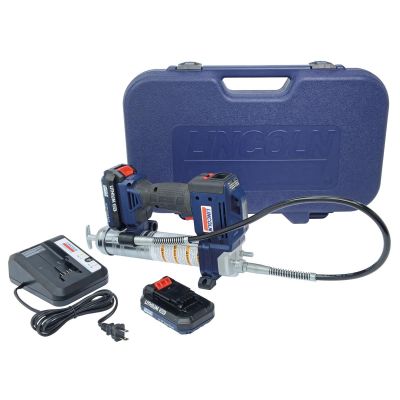 LIN1884 image(0) - Lithium-Ion PowerLuber 20-Volt Battery-Operated Cordless Grease Gun