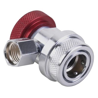 ROB18191A image(0) - High-side manual coupler, red actuator for R-134a