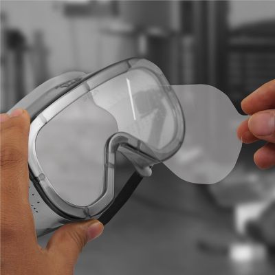 SAS5111 image(0) - SAS Safety pk of 10 Peel-Off Lens Covers for Overspray Goggles 5110