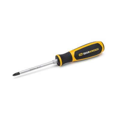 KDT80045H image(0) - GearWrench #2 x 4" Pozidriv® Dual Material Screwdriver