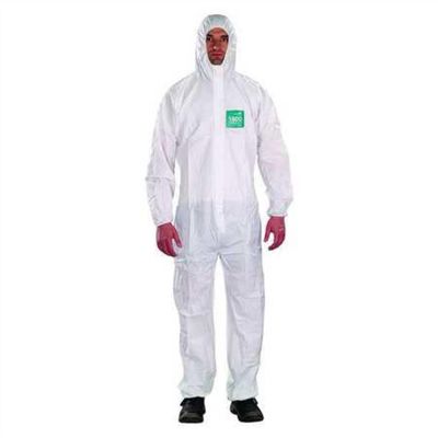 ASLWH18-B-92-111-03 image(0) - Ansell ALPHATEC 681800 BOUND HOODED COVERALL SIZE M