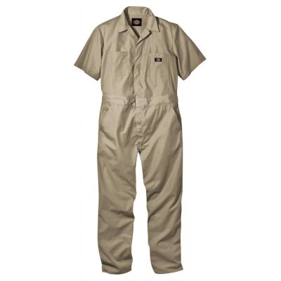 VFI3339KH-RG-M image(0) - Workwear Outfitters Short Sleeve Coverall Khaki, Medium