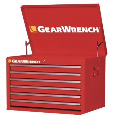 KDT83124RD image(0) - GearWrench Top Chest 6-Drawer Red