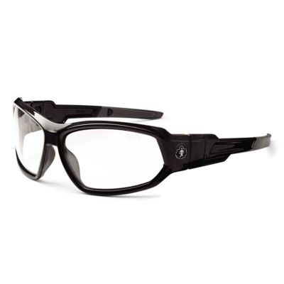 ERG56003 image(0) - Ergodyne LOKI Anti-Fog Clear Lens Black Safety Glasses Sunglasses