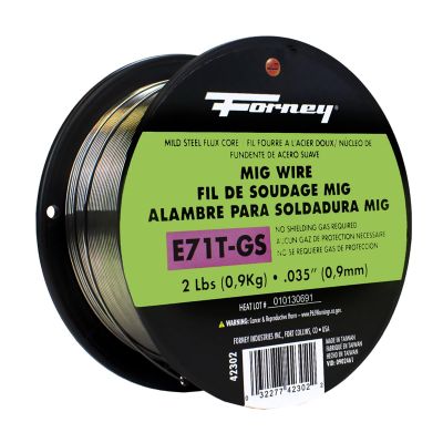 FOR42302 image(0) - Forney Industries E71T-GS Self, Steel Flux-Core Welding Wire, .035 in x 2 Pound