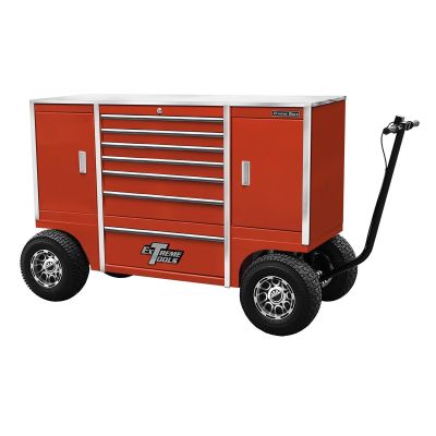 EXTTXPIT7009RD image(0) - Extreme Tools Extreme Tools 70" 7 Drawer/2 Comprtmt Pit Box, Red