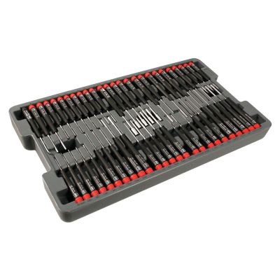 WIH92191 image(0) - Wiha Tools Precision Screwdrivers Set Includes: Slotted, Phillips, Torx, Hex Inch and Metric Drivers and Nut Drivers in Molded Tray. 51 Piece Set. Dimension of tray - 20" x 11.5" x 2"