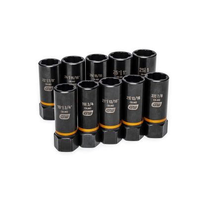 KDT86071 image(0) - GearWrench 10 Pc. 1/2" Drive Impact Deep Extract Socket Set
