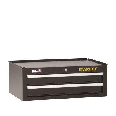 SNLSTST22625BK image(0) - Black & Decker Stanley 2-Drawer Middle Chest, 26" x 16