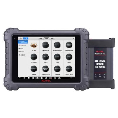 AULMS909CV image(0) - Autel Autel MS909CV Tablet Advanced Commercial Vehicle Diagnostics Tablet w/W'ireless J2534 VCI