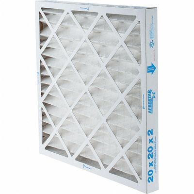 MRO06222236 image(0) - Msc Industrial Supply 20 x 20 x 2", MERV 8, 35% Efficiency, Wire-Backed Pleated Air Filter