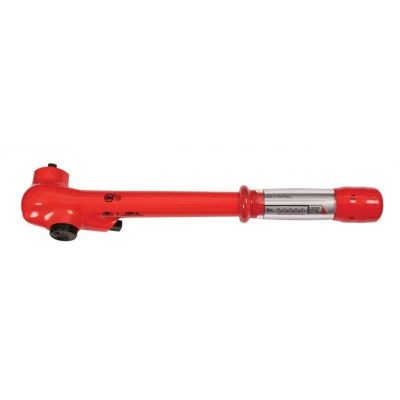 WIH30138 image(0) - Insul. Ratcheting Torque Wrench 3/8" Drive, 5-50 Nm, 4-37 ft./lbs.