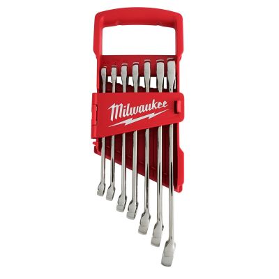 MLW48-22-9407 image(0) - Milwaukee Tool 7PC COMBINATION WRENCH SET SAE