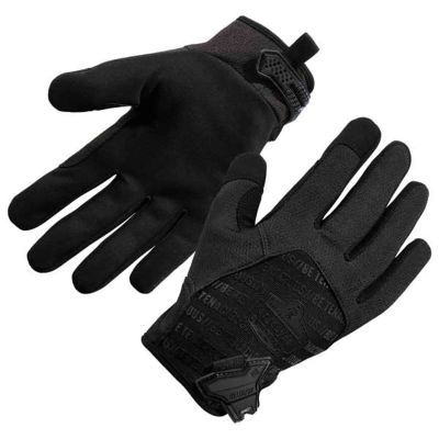 ERG17573 image(0) - Ergodyne 812BLK M Black High-Dexterity Black Tactical Gloves
