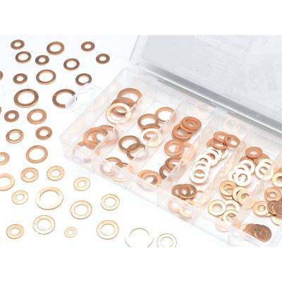 WLMW5217 image(0) - Wilmar Corp. / Performance Tool 110 PC COPPER WASHER HARDWARE KIT