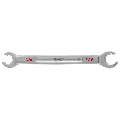 MLW45-96-8303 image(0) - Milwaukee Tool 5/8" X 11/16" Double End Flare Nut Wrench