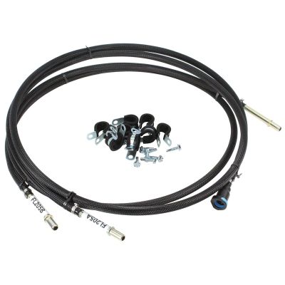 SRRFL205 image(0) - SUR&R Quick-Fit Flexible Fuel Lines allow you to easily replace damaged fuel lines on numerous Chevrolet and GMC truck models (2004-2010). Lines are pre-assembled and ready to install.