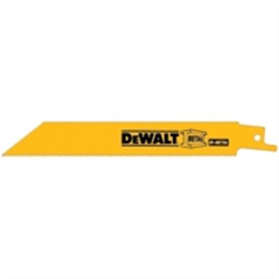 DWTDW4808 image(0) - DeWalt 6" RECIP BLADES 14 TPI 5PK