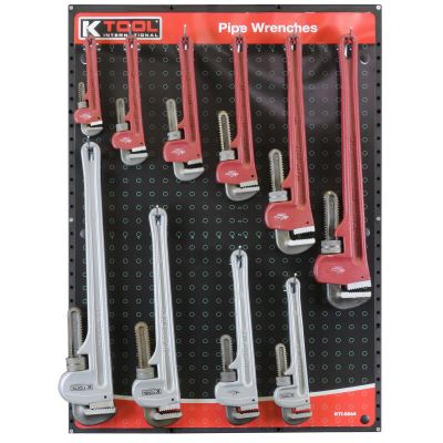 KTI0844 image(0) - K Tool International Pipe Wrench Display