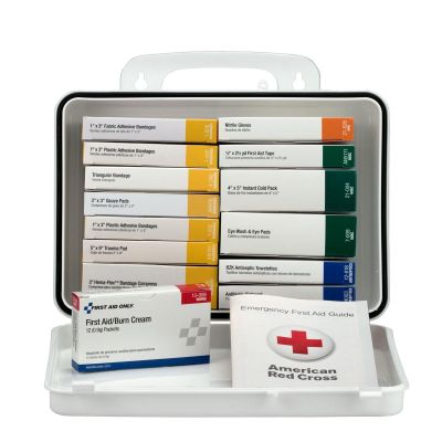 FAO239-AN image(0) - First Aid Only 16 Unit First Aid Kit Plastic Case