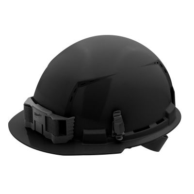MLW48-73-1210 image(0) - Black Front Brim Vented Hard Hat w/4pt Ratcheting Suspension - Type 1, Class C