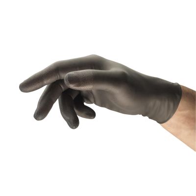 ASL93250100 image(0) - Ansell TouchNTuff 93-250 Grey Nitrile Exam Gloves with Ansell Grip, Powder-Free, 5mil, 9.5-Inch, Extra Large (Pack of 100)