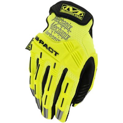 MECSMP-91-009 image(0) - Mechanix Wear Hi-Viz M-Pact Gloves Medium Yellow