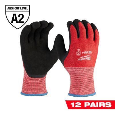 MLW48-73-7924B image(0) - 12-Pack Cut Level 2 Winter Dipped Gloves - XXL