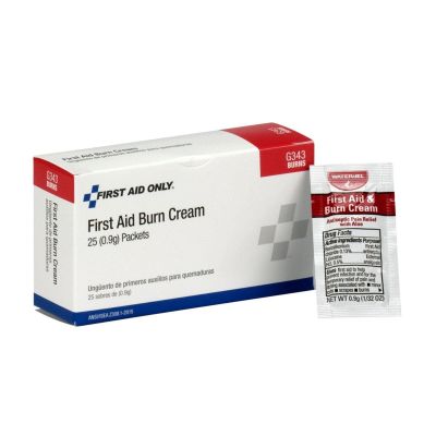 FAOG343 image(0) - First Aid Only First Aid Burn Cream 25/box