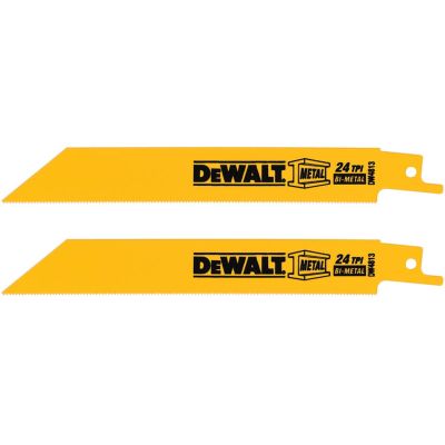 DWTDW4813 image(0) - DeWalt Recip Saw Blade 6" 24TPI 5pk