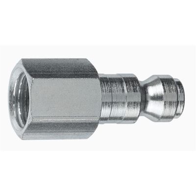 AMFCP2-10 image(0) - 1/4" Coupler Plug with 1/4" Female thread Automotive T Style- Pack of 10
