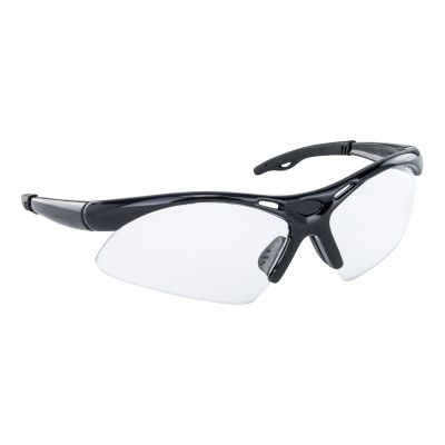 SAS540-0210 image(0) - SAS Safety Diamondback Safe Glasses w/ Black Frame and Clear Lens in Clamshell
