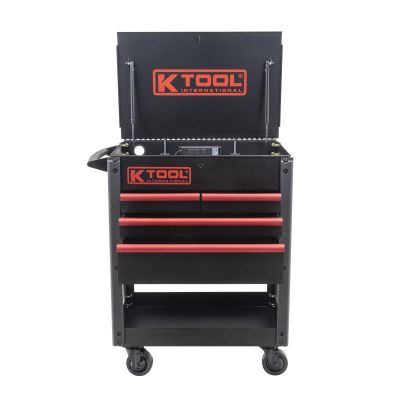 KTI75118 image(0) - 35" Premium 4 Drawer 500 lb. Service Cart (Matte Black)