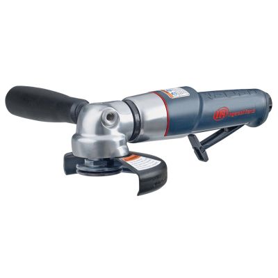 IRT3445MAX image(0) - Ingersoll Rand Air Angle Grinder, 4.5" Wheel, 5/8 in- 11 Thread, 12000 RPM, Rear Exhaust, 0.88 HP