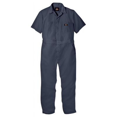 VFI3339DN-RG-M image(0) - Workwear Outfitters Short Sleeve Coverall Dark Navy, Medium