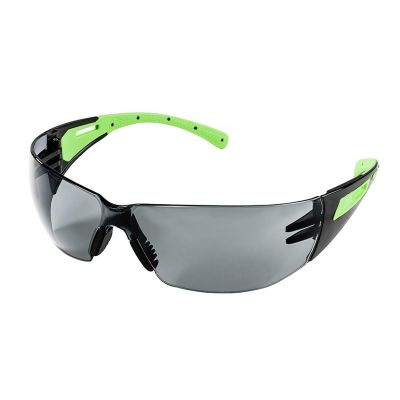 SRWS71101 image(0) - Sellstrom Sellstrom - Safety Glasses - XM300 Series - Smoke Lens - Black/Green Frame - Hard Coated